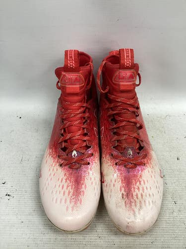 Used Under Armour Adult Fb Cleats Red Senior 11 11851-s000039459
