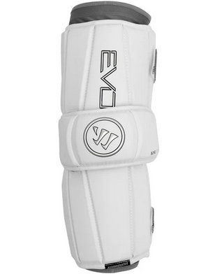 New Warrior Evo Lacrosse Arm Pads Guards White Sm 11851-war647742957645