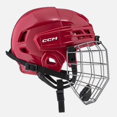 New Ccm Tacks 70 Helmet Cage Combo Red One Size 11851-ccmht70cjrred