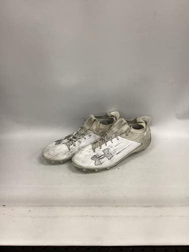 Used Under Armour Lax Cleats Mens White Senior 11.5 11851-s000034010