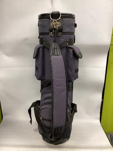 Used Pure Bag 3 Slot Bag Mens Cart Bag Navy Blue 11851-s000038099