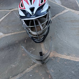 Penn Women’s Lacrosse Cascade R Helmet (Used) Goalie (throat guard included but detached)