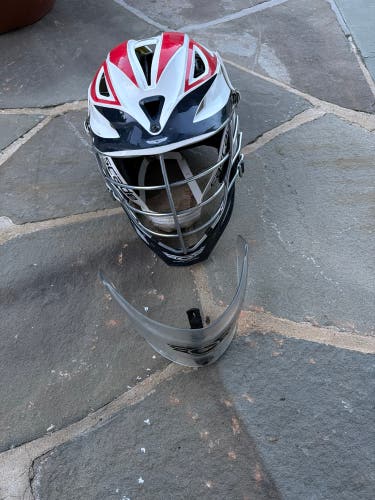 Penn Women’s Lacrosse Cascade R Helmet (Used) Goalie (throat guard included but detached)