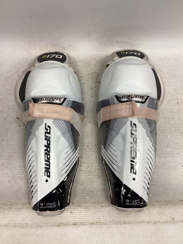 Used Bauer Supreme S170 Youth Shin Guards None 9" 11851-s000041706