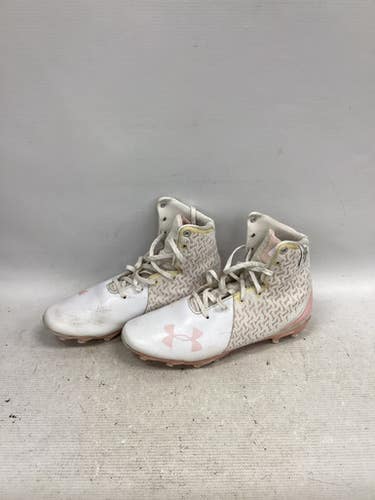 Used Under Armour Lax Cleats Womens White Senior 7.5 11851-s000042234