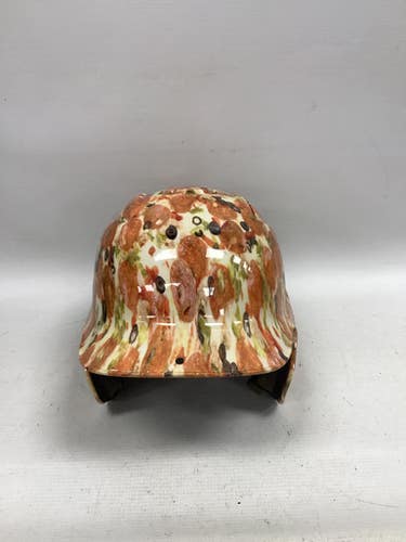 Used Adidas Pizza Batting Helmet No Mask Orange And Gold Xs 11851-s000043045