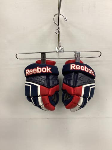 Used Reebok 26k Youth Gloves Navy Blue 10" 11851-s000043386