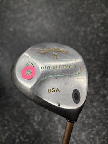 Used Callaway Big Bertha Mens Fairway Wood Rh 3 Wood 11849-s000016105