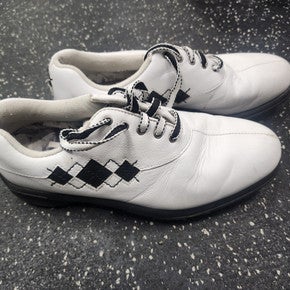 Used Foot Joy Mens Golf Shoes White Senior 7 11849-s000012148