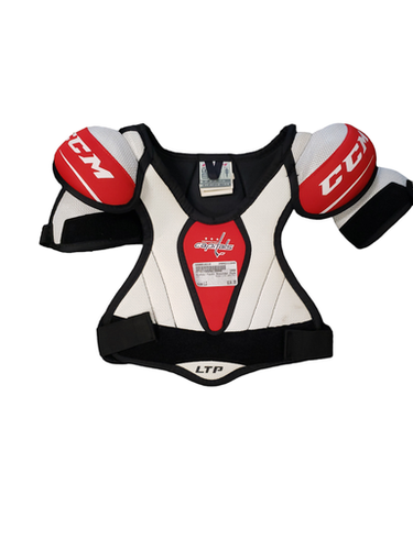 Used Ccm Ltp Capitals Lg Hockey Shoulder Pads 11849-s000010310