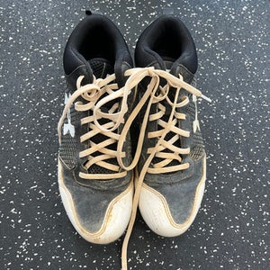 Used Under Armour Armour Glide Bb Sb Cleats Black And White Junior 05 11849-s000029881