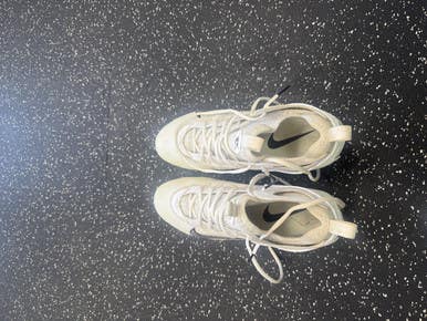 Used Nike Lax Cleats Mens White Senior 12.5 11849-s000030326