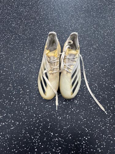 Used Adidas X Ghosted Soccer Cleats White Junior 05.5 11849-s000033284