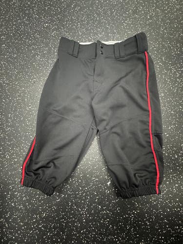 Used Alleson Black Knickers Bb Sb Pant Boys Black Lg 11849-s000037186