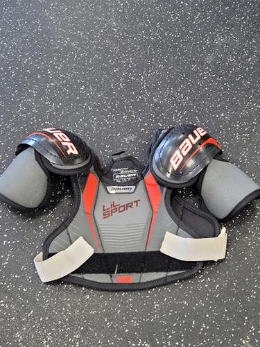 Used Bauer Lil Sport Youth Shoulder Pads Md 11849-s000037207