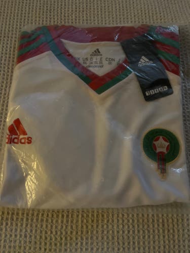 White XXL Men's Adidas Jersey (New)