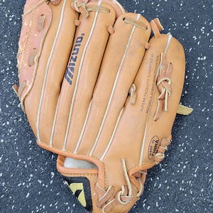 Used Mizuno Mpr100 Bb Sb Glove Lh Throw Brown 10" 11849-s000040075