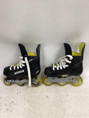 Used Bauer Rs Child Aggressive Skates Black Youth 11.0 11851-s000040123