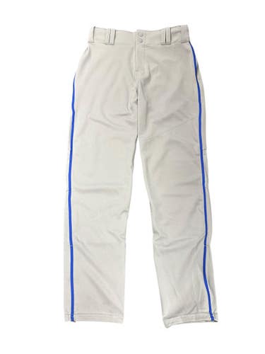 Used Alleson Gray Pant Blue Stripe Bb Sb Pant Boys Grey Lg 11849-s000013588