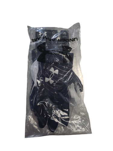 Used Under Armour Blur Fb Gloves Navy Blue Sm 11849-s000020792