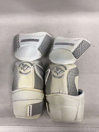 Used Warrior Sling Wrap Lacrosse Arm Pads Guards White Md 11851-s000024937