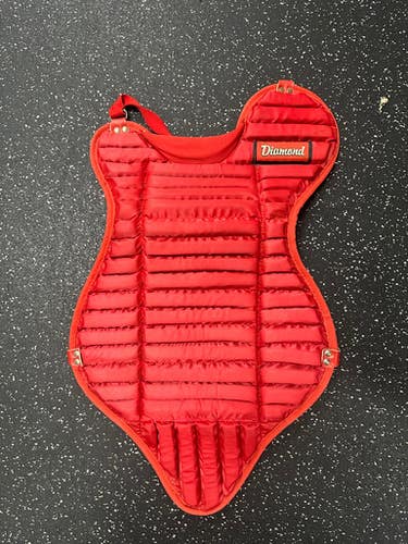 Used Diamond Chet Protector Catchers Chest Protector Red Adult 11849-s000027508
