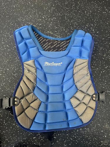 Used Macgregor Chest Rpotector Catchers Chest Protector Royal Blue Intermed 11849-s000027606