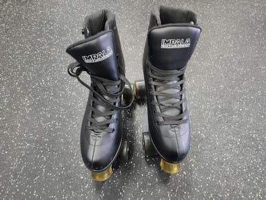 Used Impala Senior Roller Quad Skates Black Senior 9 11849-s000034709