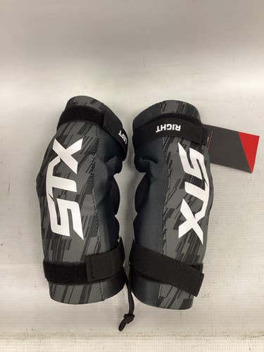 Used Stx Stallion 75 Arm Pads Lacrosse Arm Pads Guards Black Md 11851-s000034646