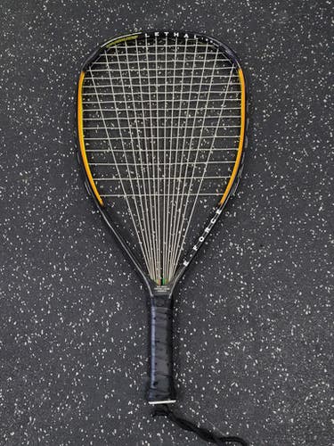 Used Ektelon E -force Lethal Adult Racquetball Racquet Black 4 3 8" 11849-s000037038