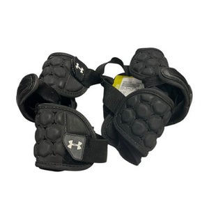 Used Under Armour Vft Elbow Pads Lacrosse Arm Pads Guards Black Lg 11849-s000015354