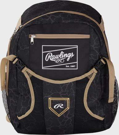 New T-ball Backpack Blk Tan 11849-raw198308007682