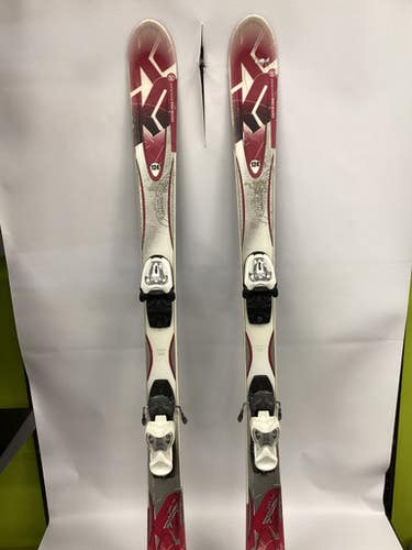 Used K2 Indy Jsl 12 Boys Dh Ski Binding White Black Red 124 Cm 11851-s000026887