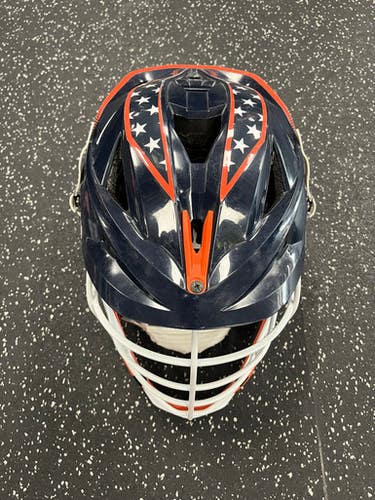 Used Cascade Xrs Lacrosse Helmet Navy Blue One Size 11849-s000026995