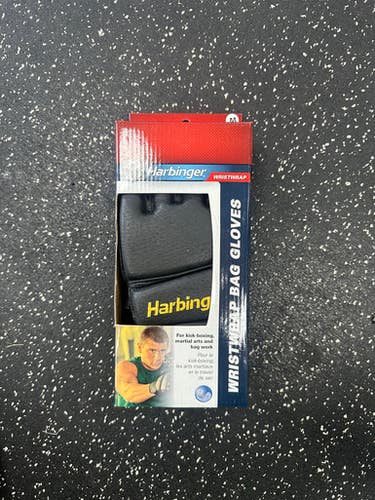Used Harbinger Martial Arts Gloves Navy Blue Md 11849-s000032338