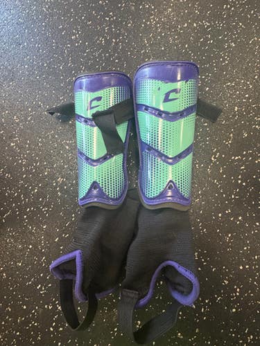 Used Champro Soccer Shin Guards Junior Navy Blue Sm 11849-s000032555