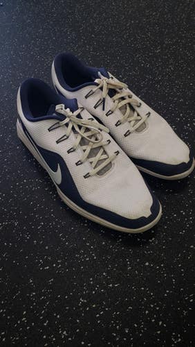 Used Nike Mens Golf Shoes Navy And White Senior 13 11849-s000032586