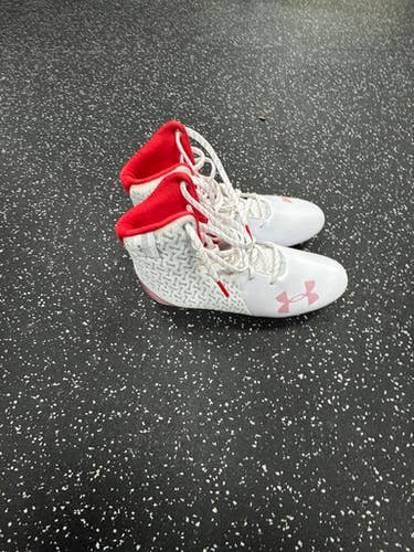 Used Under Armour Lax Cleats Womens White Senior 9 11849-s000033469