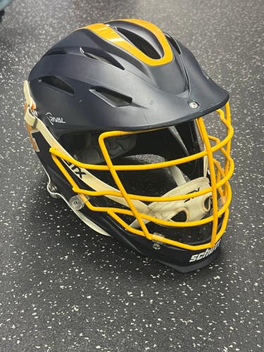 Used Schutt Rival Lacrosse Helmet Navy Blue Lg 11849-s000033538