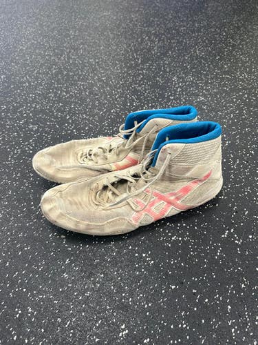 Used Asics Wrestling Shoes White Senior 14 11849-s000033704