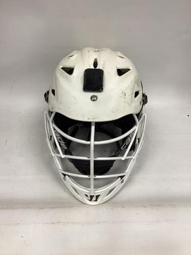 Used Warrior Evo Lacrosse Helmet White Lg 11851-s000033798