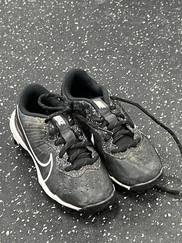 Used Nike Fastflex Bb Sb Cleats Black Youth 11.0 11849-s000035953
