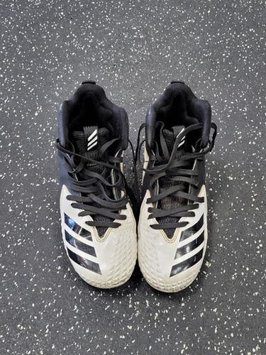 Used Adidas Soccer Cleats Black Junior 02.5 11849-s000038755