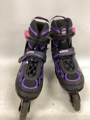 Used Zpm Sports Inline 4-7 Junior Aggressive Skates None Adjustable 11851-s000038833