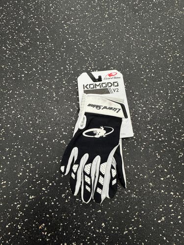 Used Lizard Skins Bb Sb Batting Gloves Black Sm 11849-s000040258