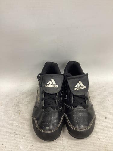 Used Adidas Baseball Cleat Bb Sb Cleats Black Youth 12.0 11851-s000040295