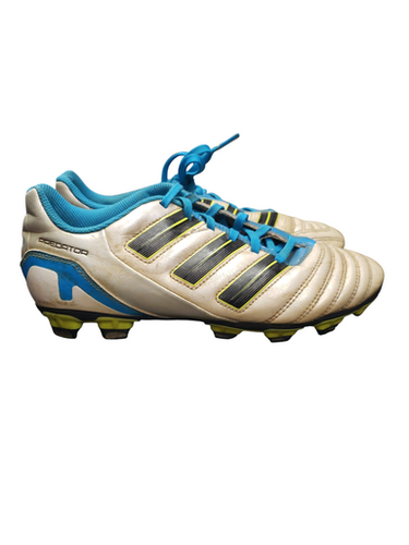 Used Adidas Soccer Cleats White Junior 05 11849-s000021506