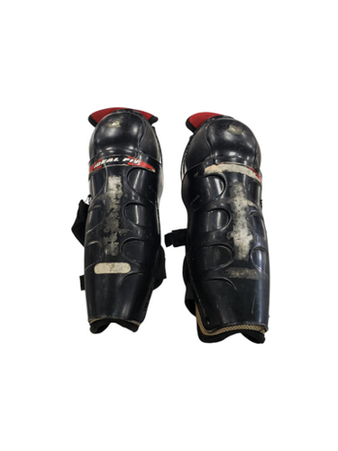 Used Easton Ideal Fit Intermediate Shin Guards Black 11" 11849-s000021574