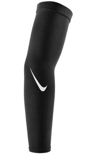 New Nike Pro Sleeve Black L Xl 11849-nikproslevebl