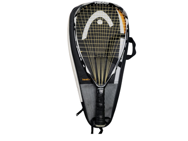 Used Head Metallix Adult Racquetball Racquet Black 4 3 8" 11849-s000025326